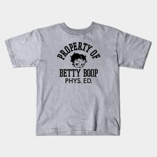 BETTY BOOP - Phys. Ed. Kids T-Shirt